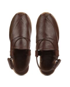 Boys Brown Peshawari Shoes