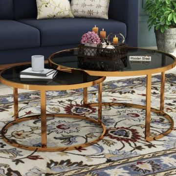 Dojo Coffee Table with Toughened Glass Top