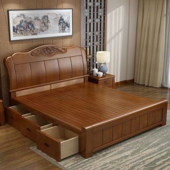 Double designer bed 